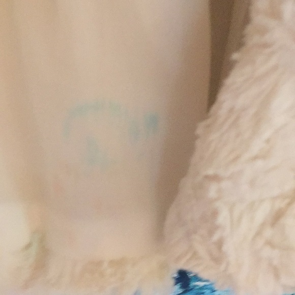 CALVIN KLEIN Fluffy Soft Coat cream Lined Sz 6 - Picture 9 of 13